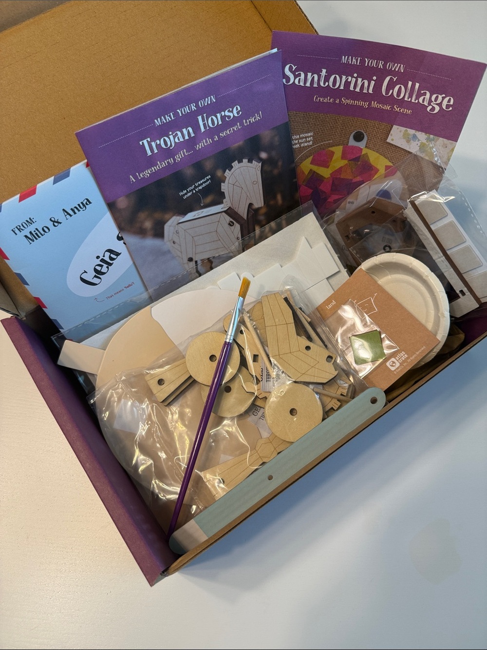 KiwiCo Atlas Crate Greece STEAM Craft Complete Kit for Kids Educational NWOT